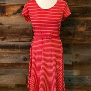 Outback Red (Limited) striped short sleeve dress